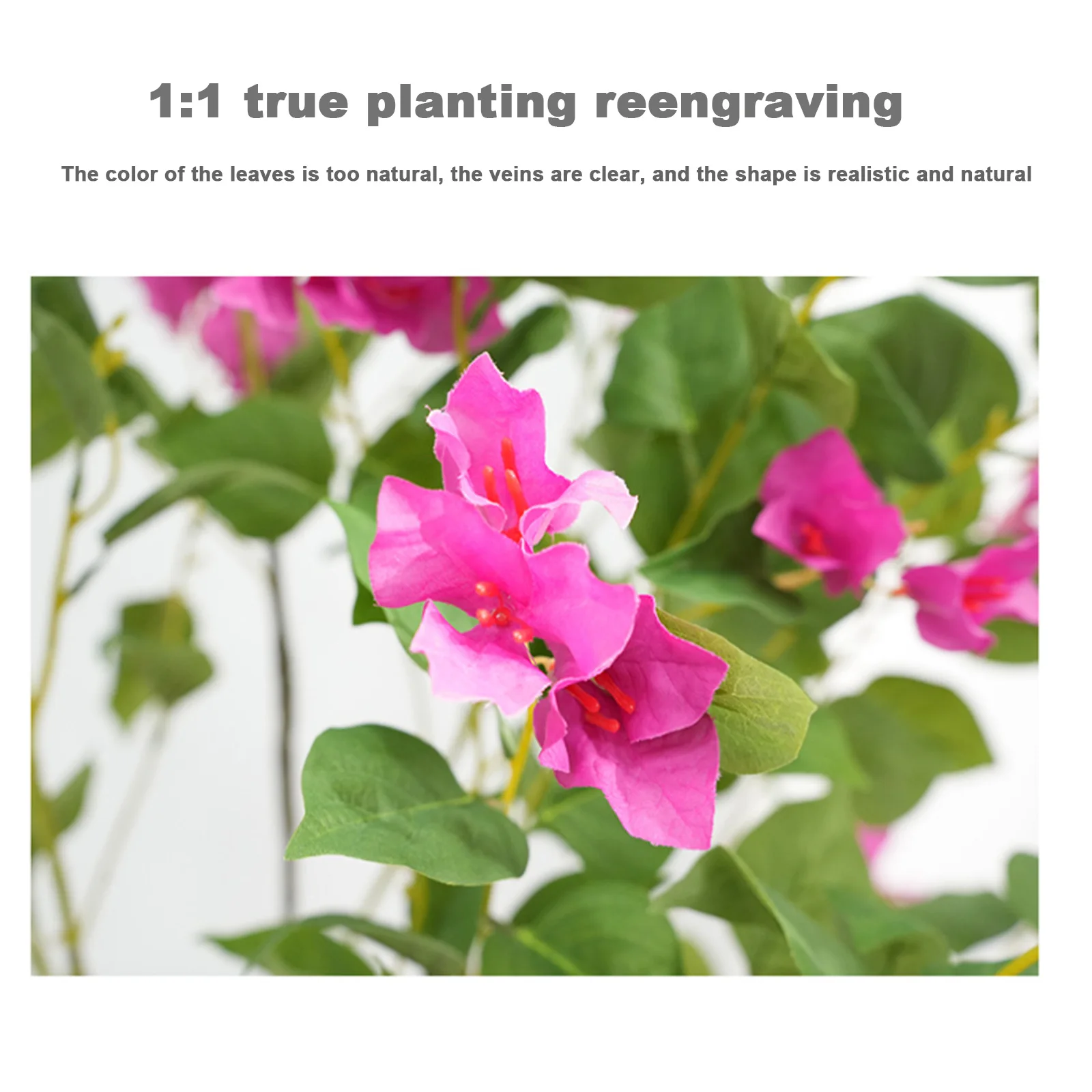 Artificial Tree With Real Touch Leaves Bougainvillea Flowers Tree For Photography Studio Atmosphere Decoration Home Landscape