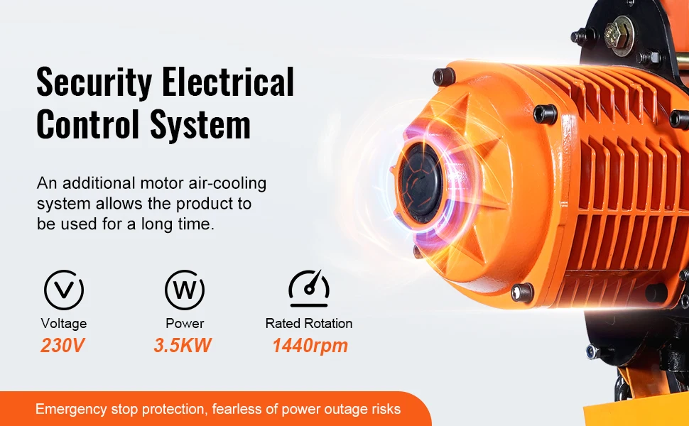 SucceBuy 4400lbs Electric Chain Hoist 21.6 ft/min Three Phase Overhead Crane with G100 Chain Wireless Control for Garage Litfing