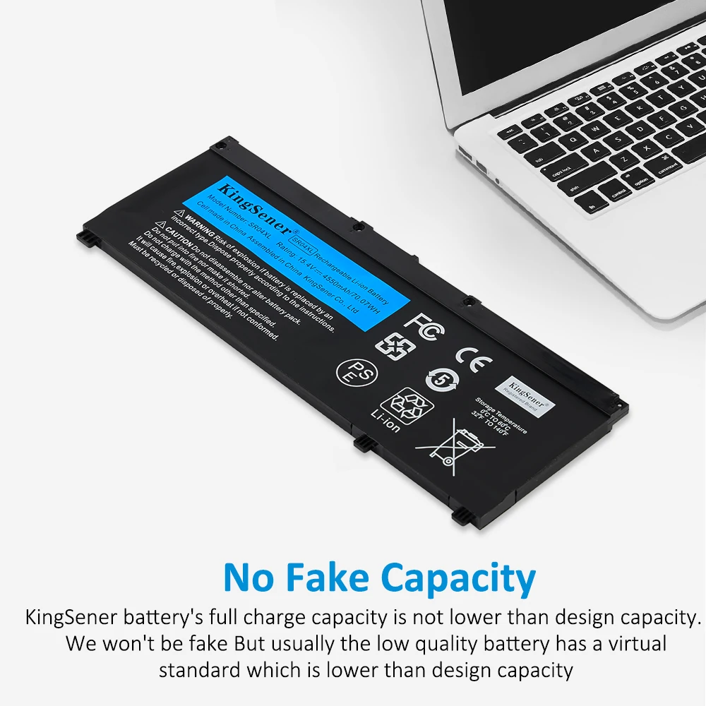KingSener SR04XL Laptop Battery for HP OMEN 15-CE 15-CB 15-CE015DX 15-CB014ur TPN-Q193 TPN-Q194 TPN-C133 HSTNN-DB7W 917724-855