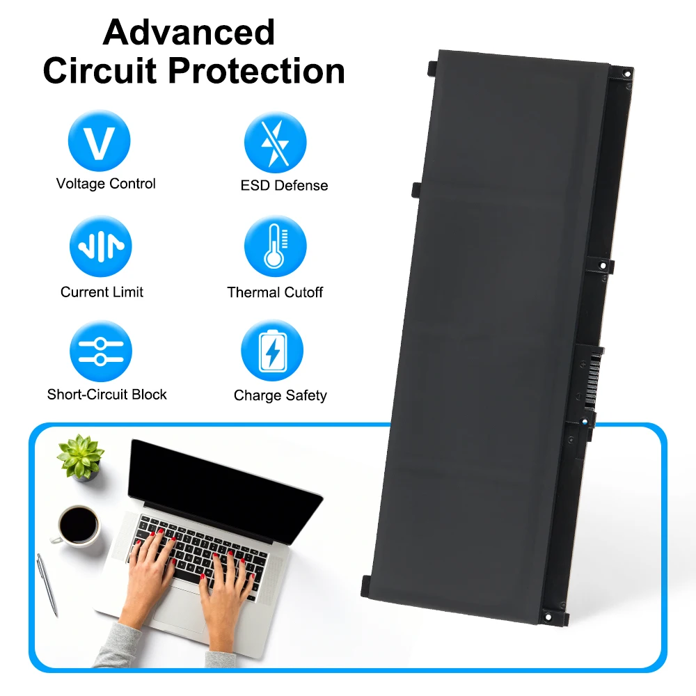 KingSener SR04XL Laptop Battery for HP OMEN 15-CE 15-CB 15-CE015DX 15-CB014ur TPN-Q193 TPN-Q194 TPN-C133 HSTNN-DB7W 917724-855