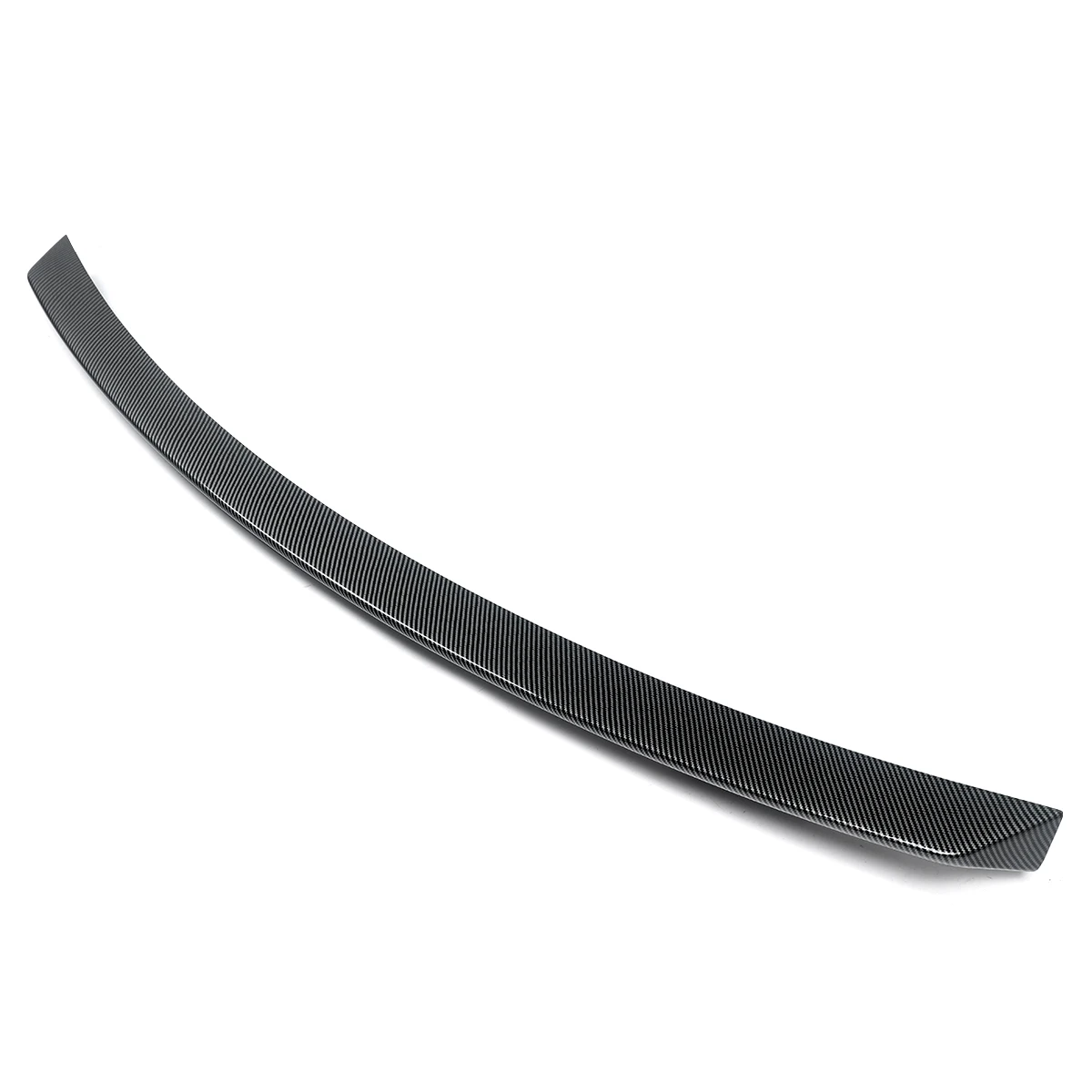 For 2013-21 Jeep Grand Cherokee SRT WK2 Carbon Look Rear Mid Wing Spoiler Trunk