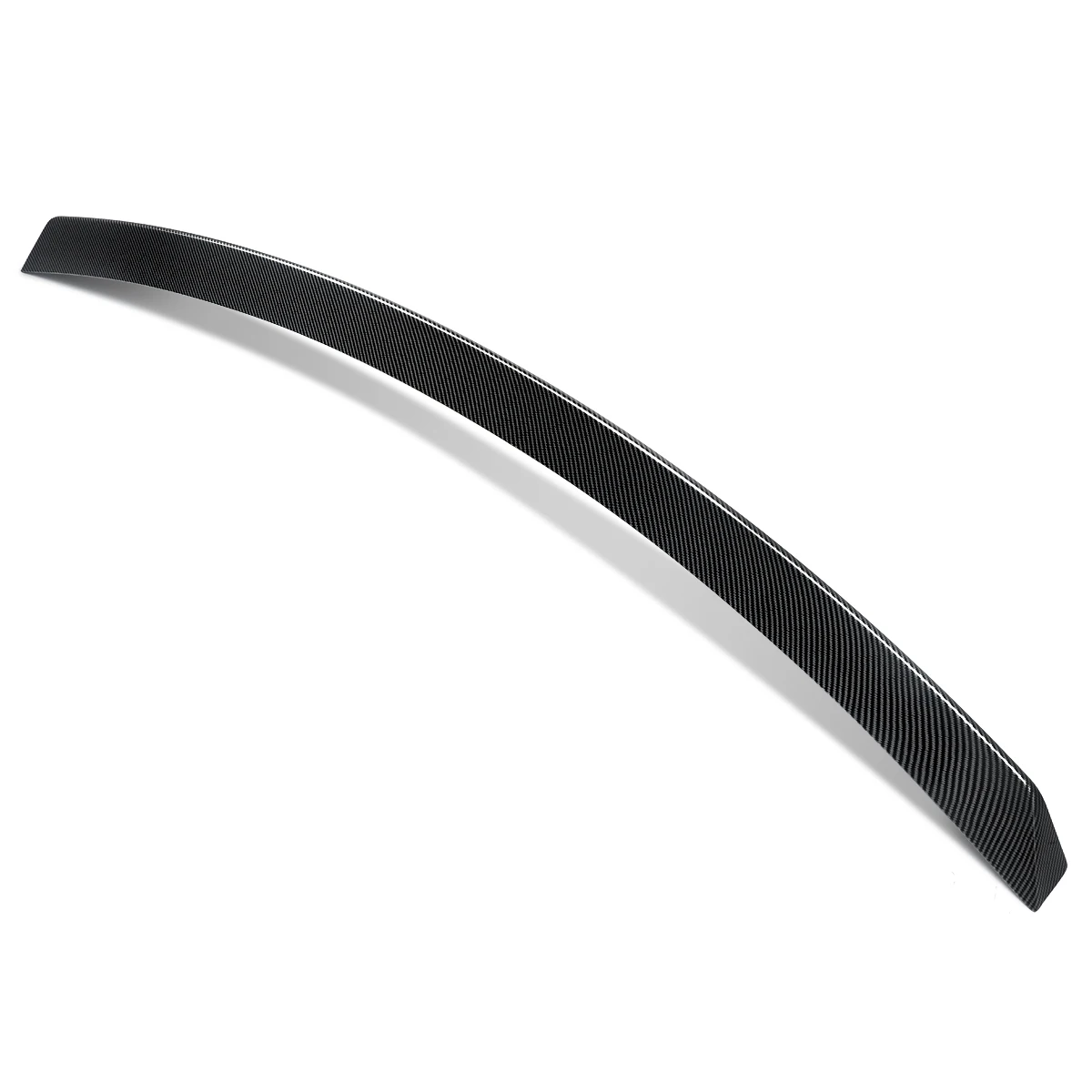 For 2013-21 Jeep Grand Cherokee SRT WK2 Carbon Look Rear Mid Wing Spoiler Trunk