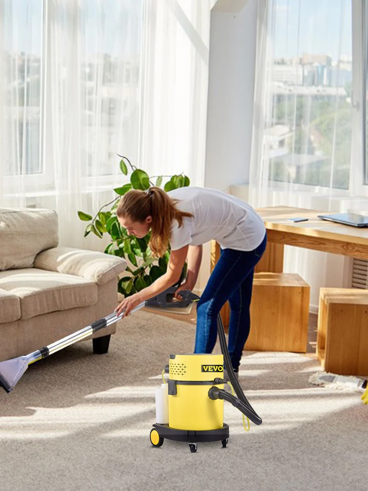 SucceBuy Wet Dry Vacuum Cleaner 5.3 Gallon 2 Peak HP 4-in-1 Portable Shop Vacuum with Blow and Spray Function for Household Car