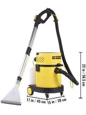 SucceBuy Wet Dry Vacuum Cleaner 5.3 Gallon 2 Peak HP 4-in-1 Portable Shop Vacuum with Blow and Spray Function for Household Car