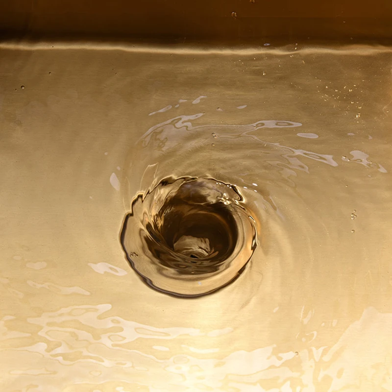 Gold Kitchen Sink Above Counter Double Bowl Goldn Basket Drainer Soap Dispenser Washing Basin 304 Stainless Steel Sinks