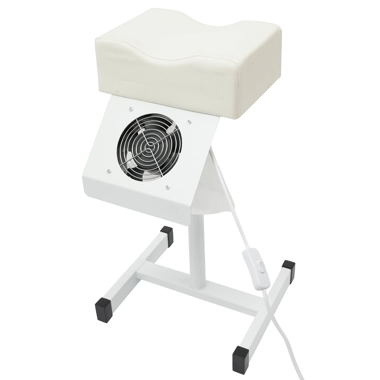 YIYIBYUS Pedicure Stool Nail Bench Manicure Chair Beauty Salon Spa Lift Stool Footrest W/Cleaning Fan