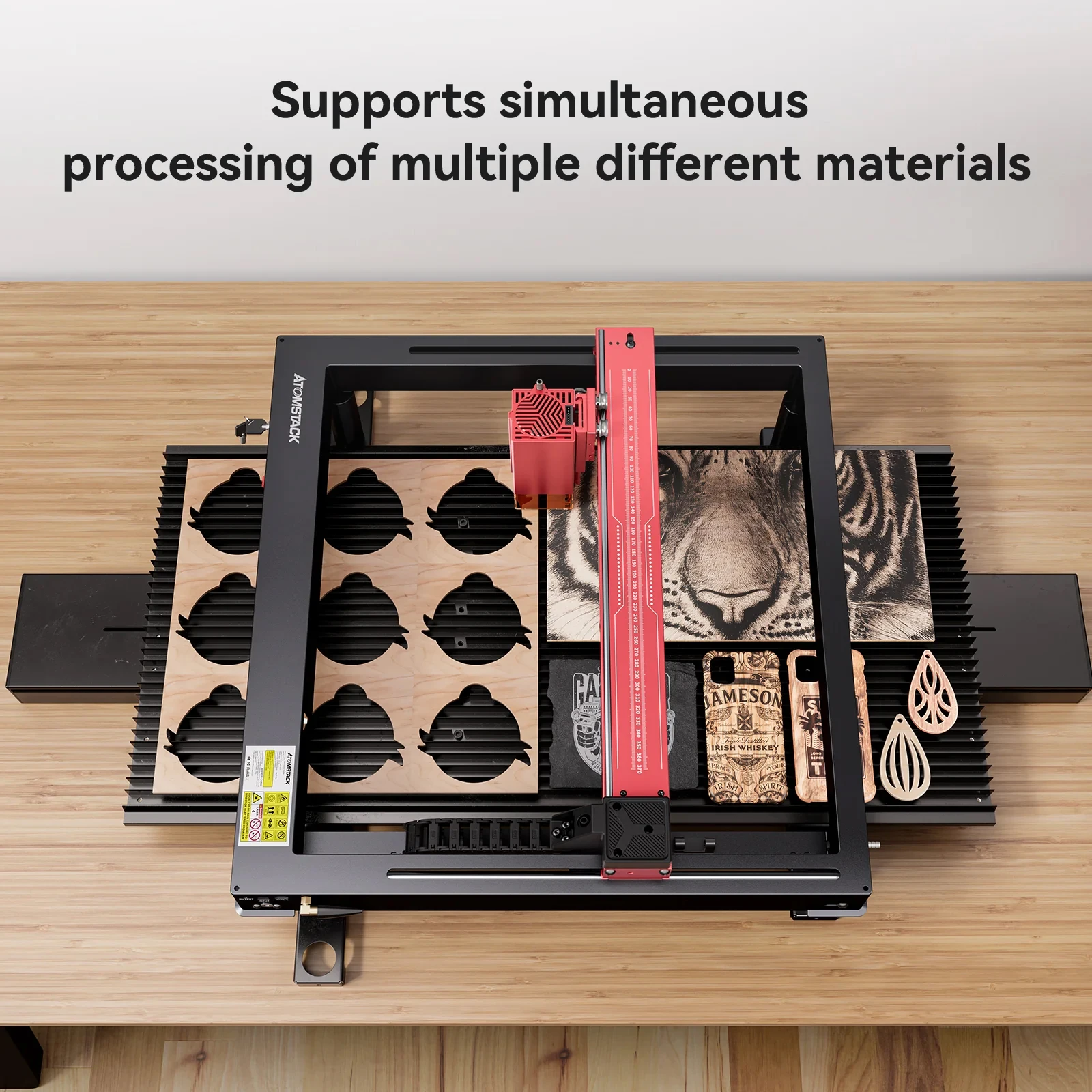 ATOMSTACK R5 Automatic Conveyor Belt for A6 A12 A24 Laser Engraver Engraving Cutting Machine 800*400mm Large Working Area