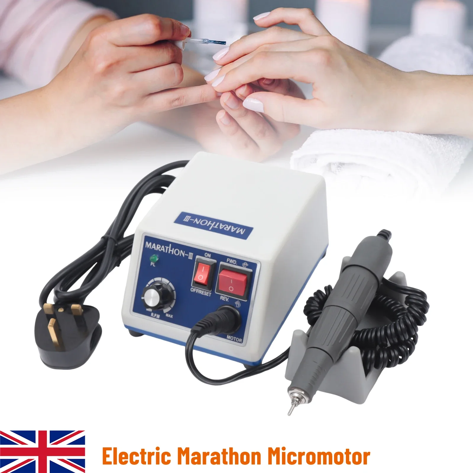 Electric Polishing N3 Micro Motor Polisher Marathon Dental Lab+35K RPM Handpiece