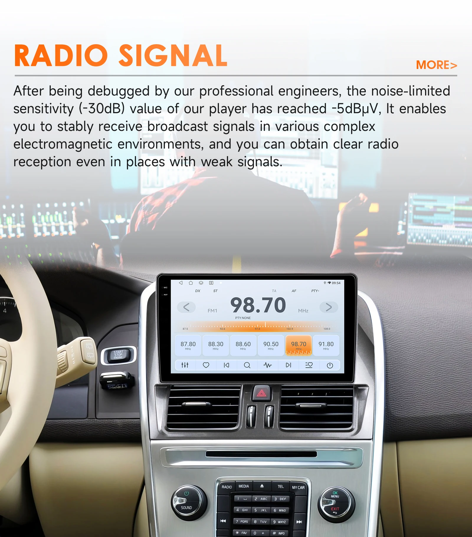 Hizpo Car Intelligent Systems Radio For Volvo XC60 Que 1 2008 - 2017 CarPlay Android Auto GPS Navigation Wifi No 2 Din 2din DVD