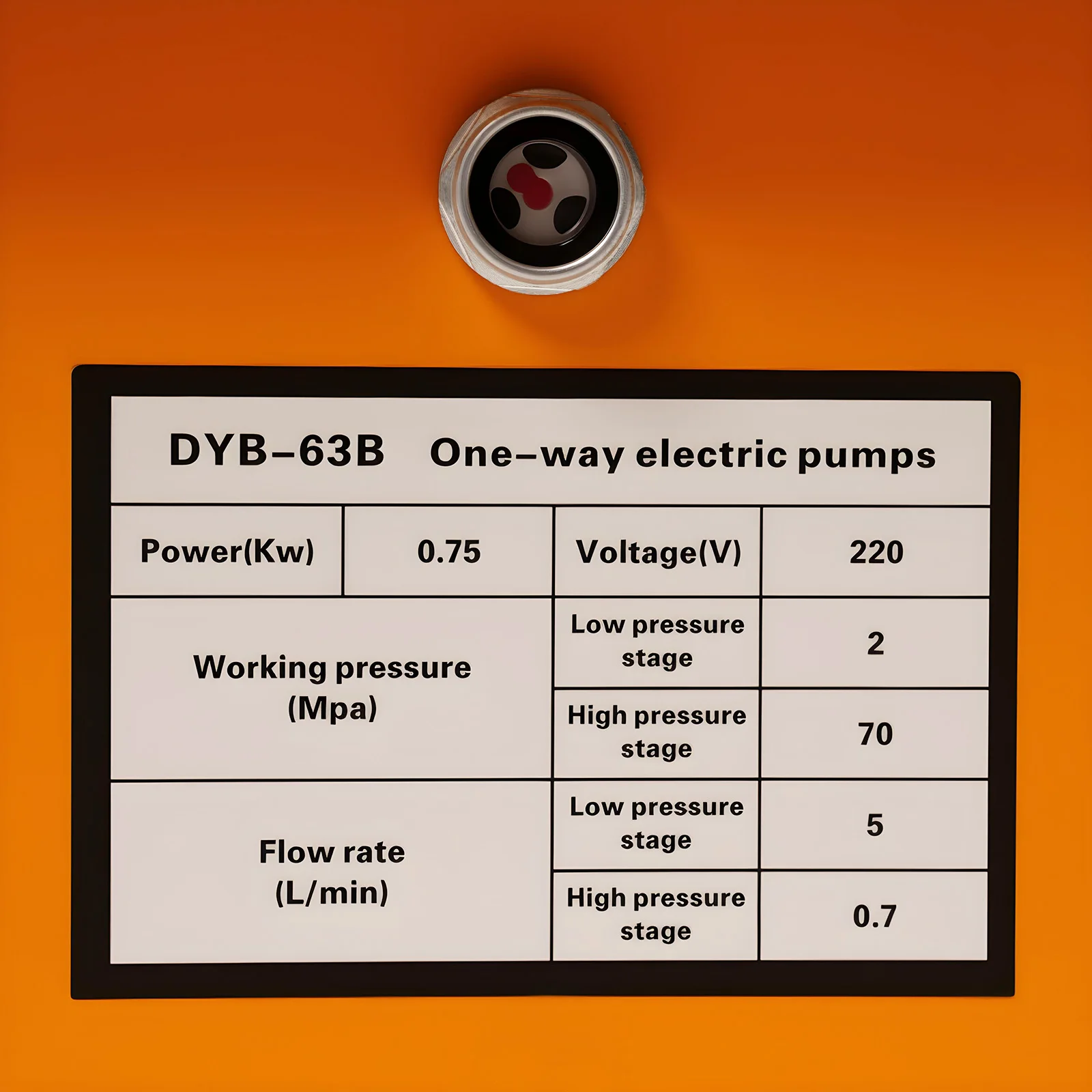 Electric Hydraulic Pump Power Unit 7L 750W 10000PSI with Manual Valve Pedal Mag 2Mpa - 70Mpa