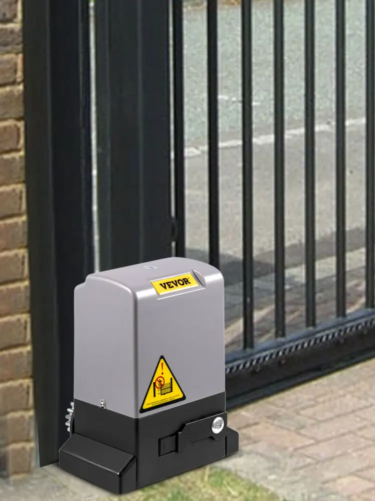 SucceBuy Sliding Gate Opener 1800 KG 7m Automatic Sliding Gate with 4 Remote Controllers & APP Control Electric Rolling Driveway