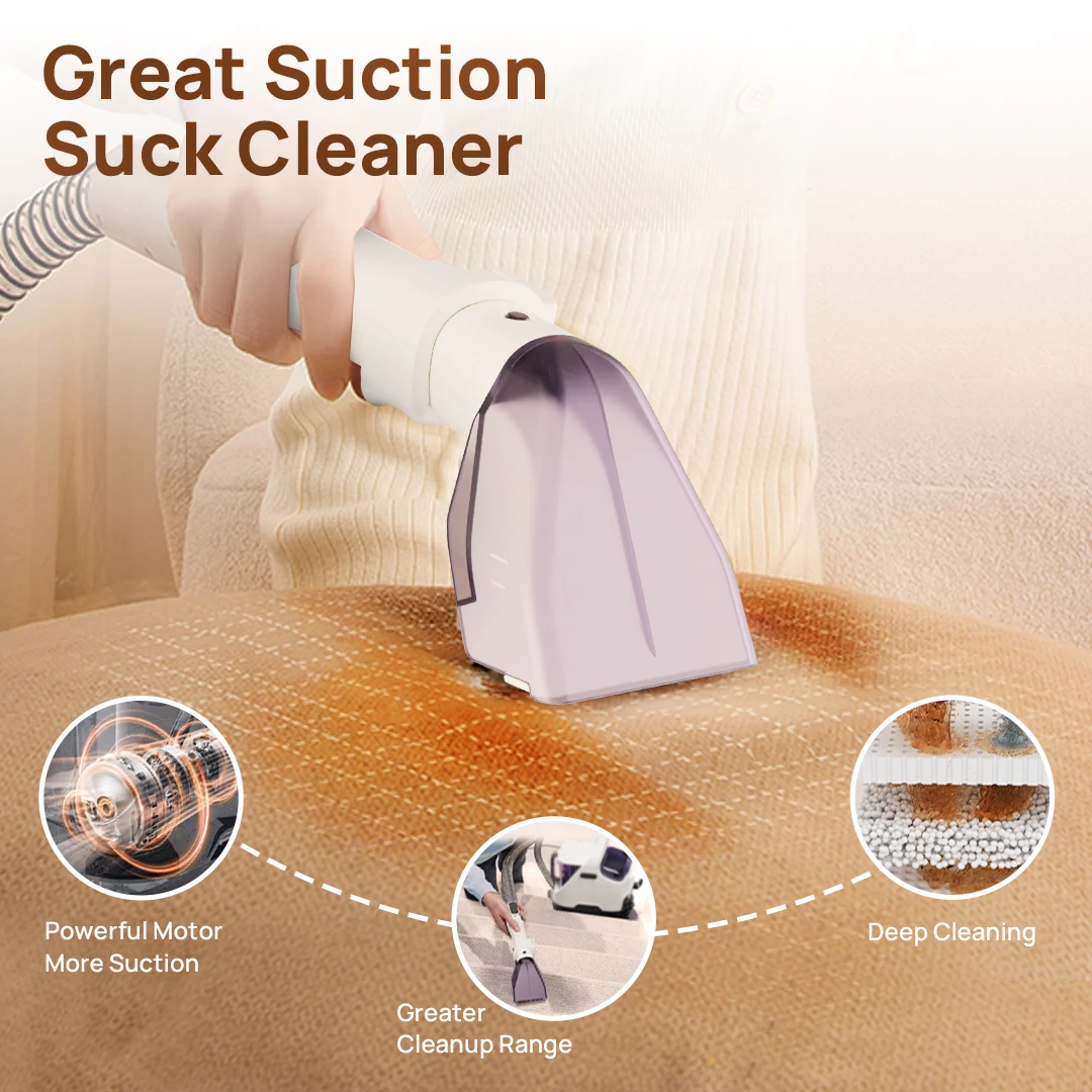 ROUNY Multi-Purpose Portable Carpet Cleaner Upholstery Cleaner Machine Deep-Cleaning Shampooer for Home Use