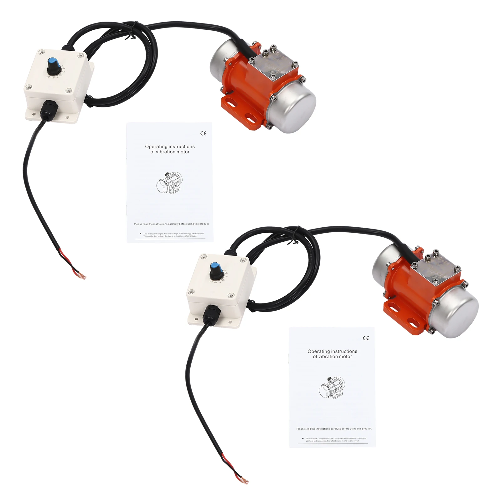 40W DC12V/24V Concrete Vibrator 9 Gears Vibration Motor Brushless Pure Copper Motor with Speed Controller