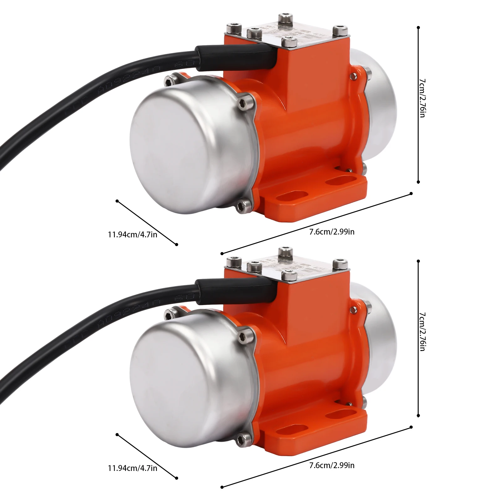 40W DC12V/24V Concrete Vibrator 9 Gears Vibration Motor Brushless Pure Copper Motor with Speed Controller