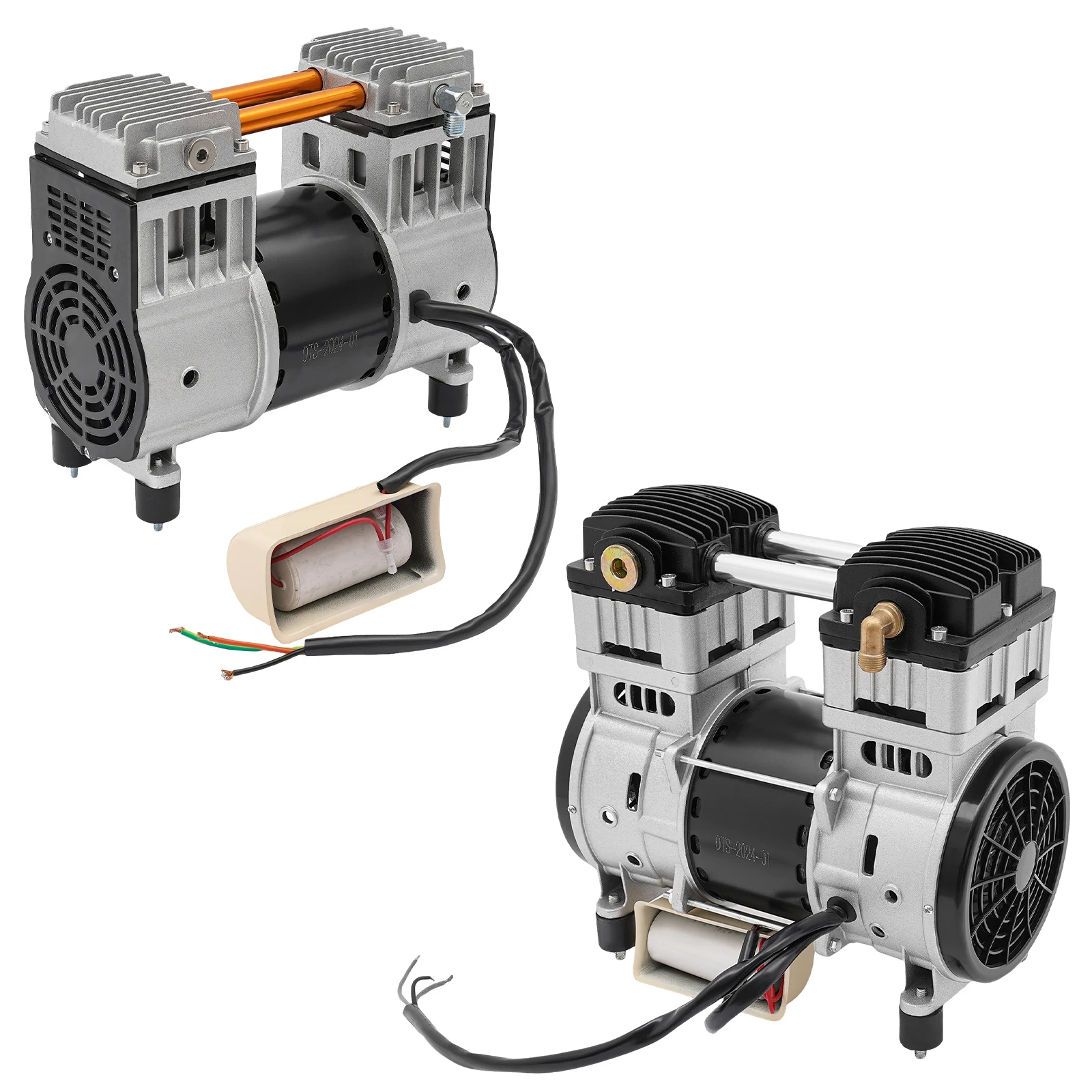 980W/1500W Air-Compressor Pump Head Air Compressor Pump Head  with Capacitor Wire Pure Copper Motor 0.7Mpa for Factories, Homes