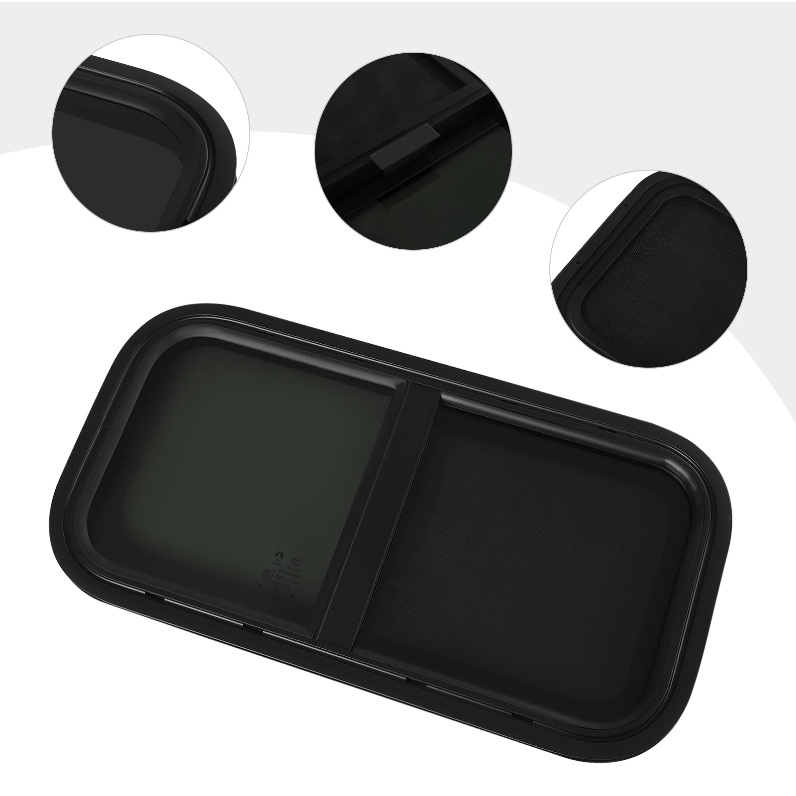 700*400mm/600*300mm RV Window Caravan Side Window Caravan Display Window Motorhome Window Insect Protection
