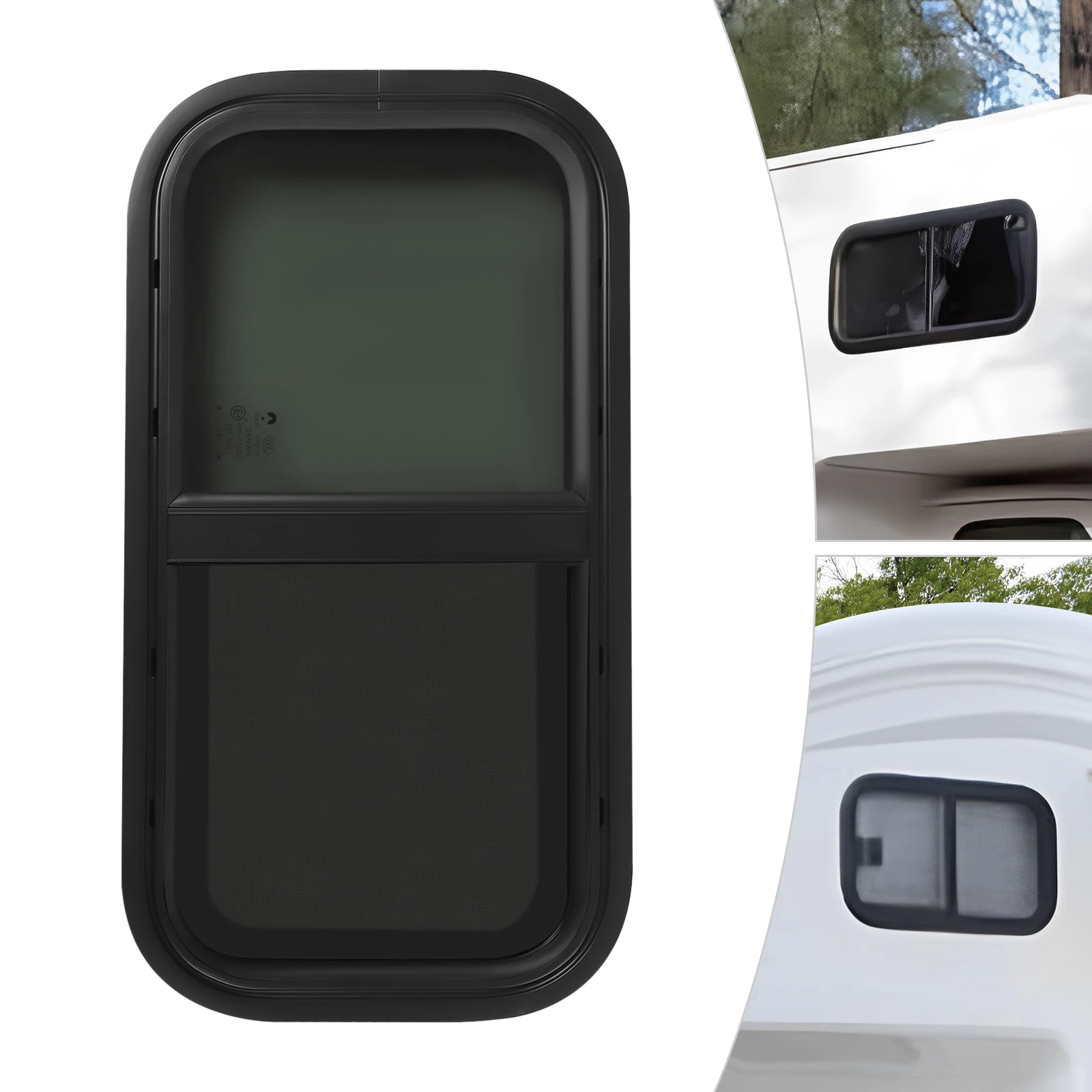 700*400mm/600*300mm RV Window Caravan Side Window Caravan Display Window Motorhome Window Insect Protection