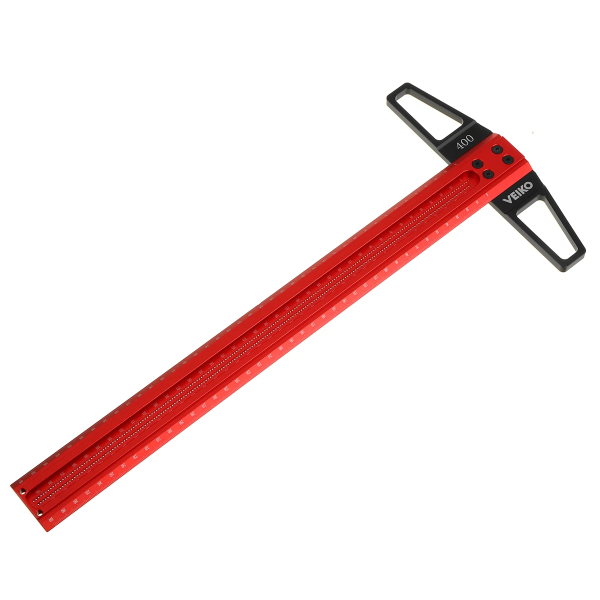 300-760mm Woodworking Line Scriber Aluminum Alloy T-Ruler Marking Gauge Crossed-out Hole Scribing Ruler Measuring Tool