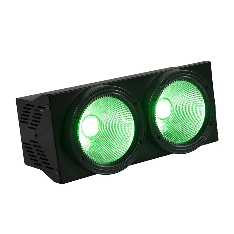 SHEHDS 4/2PCS 2eyes COB LED 200W RGBWA+UV 6in1 DMX512 Par Lights For DJ Disco Club Christmas Decoration Wedding