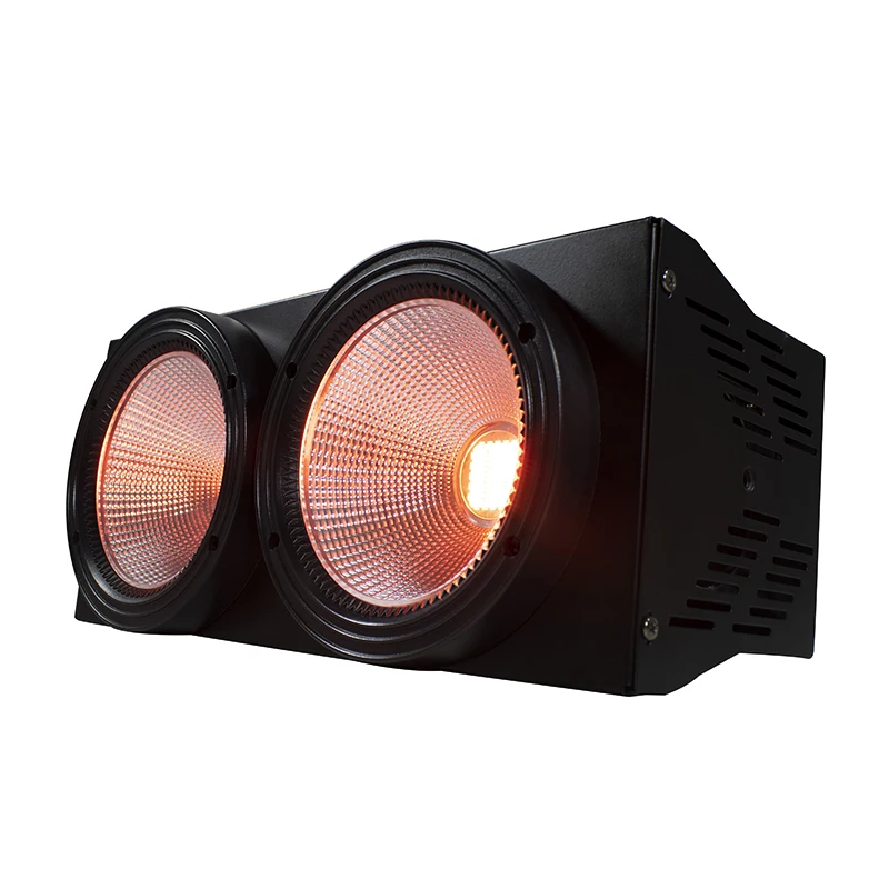 SHEHDS 4/2PCS 2eyes COB LED 200W RGBWA+UV 6in1 DMX512 Par Lights For DJ Disco Club Christmas Decoration Wedding