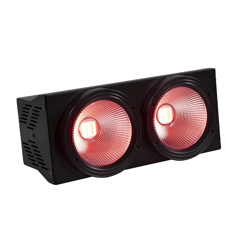 SHEHDS 4/2PCS 2eyes COB LED 200W RGBWA+UV 6in1 DMX512 Par Lights For DJ Disco Club Christmas Decoration Wedding