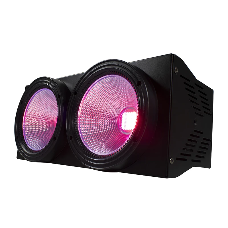 SHEHDS 4/2PCS 2eyes COB LED 200W RGBWA+UV 6in1 DMX512 Par Lights For DJ Disco Club Christmas Decoration Wedding