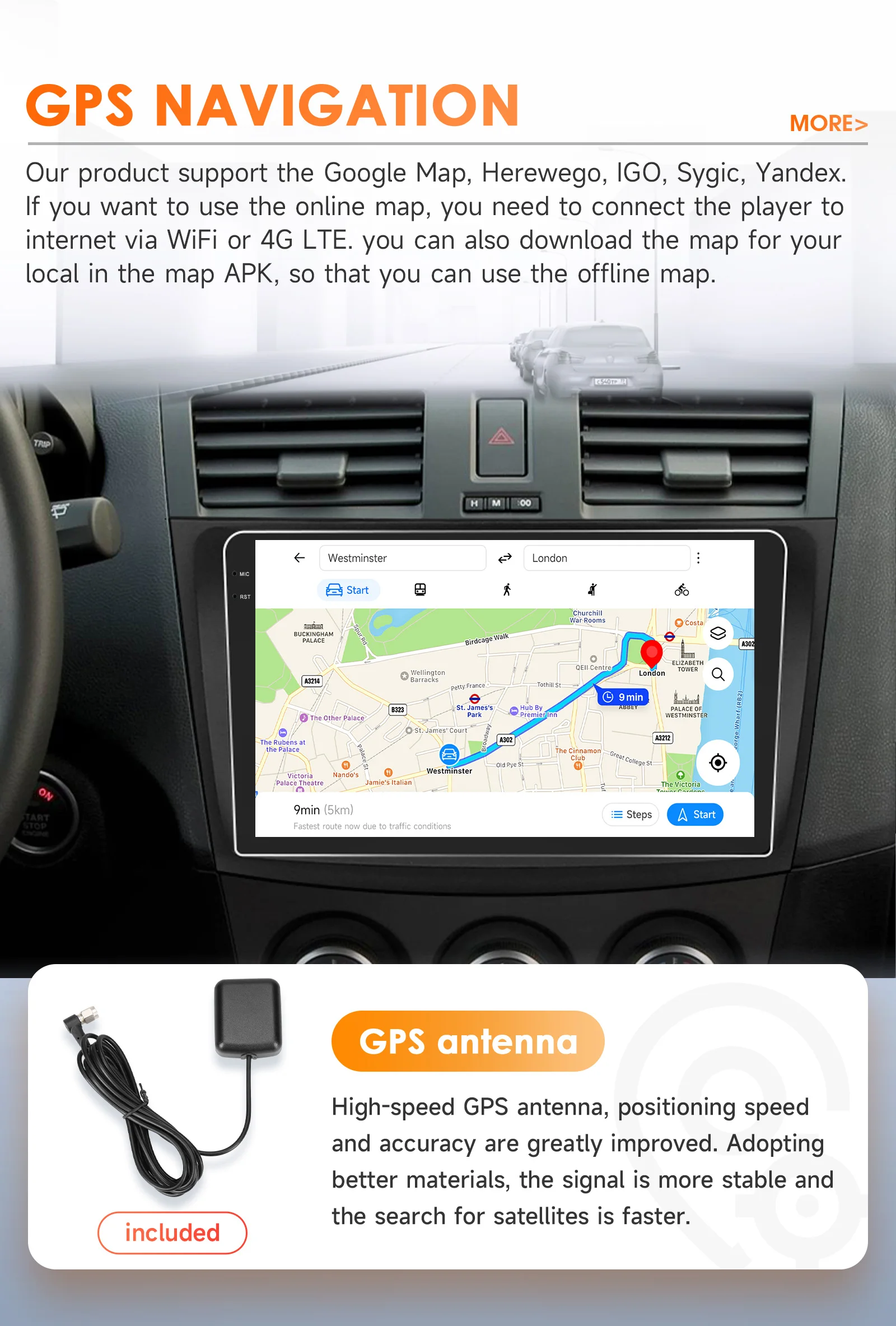 Hizpo AI Voice Octa Core Car Radio For Mazda 3 2010 - 2013 Carplay 4G Multimedia video Player GPS 2din Autoradio Android Auto BT
