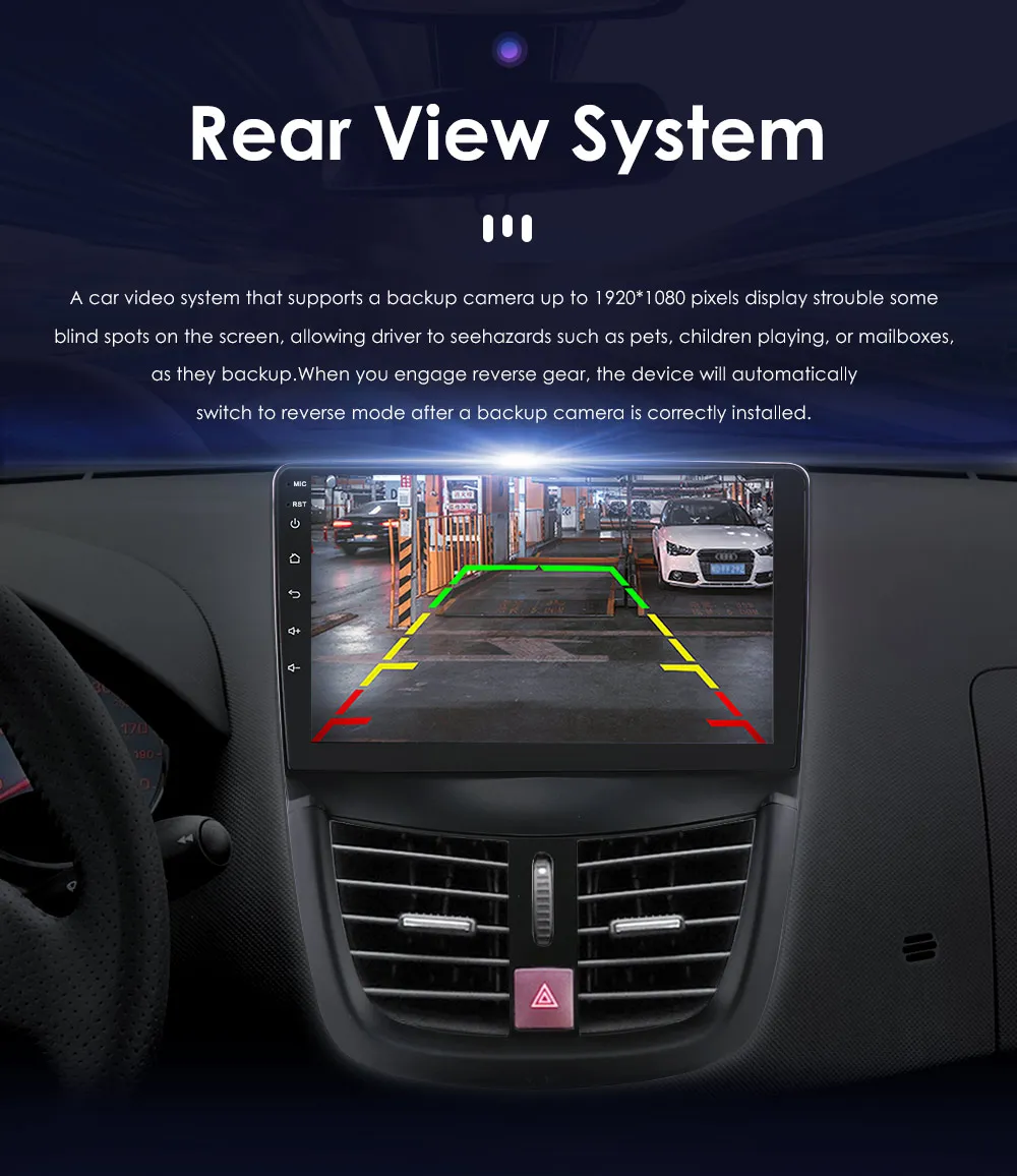 360Camera Android 13 Car Radio For PEUGEOT 207 207CC 2006-2015 Car Multimedia GPS 4G Carplay Intelligent Screen autoradio SWC
