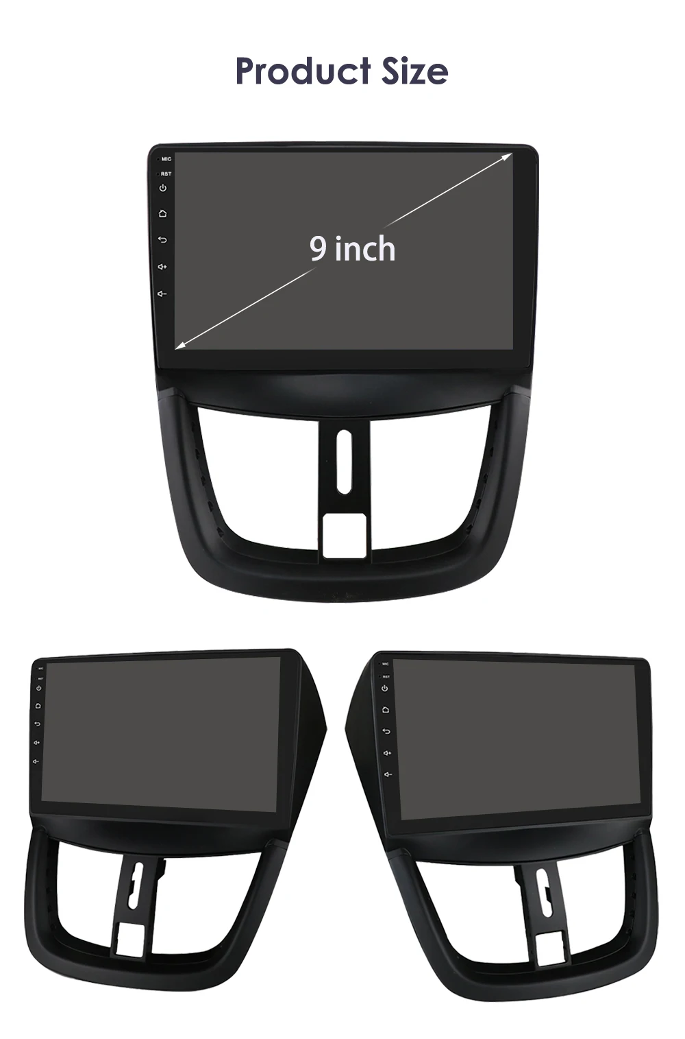 360Camera Android 13 Car Radio For PEUGEOT 207 207CC 2006-2015 Car Multimedia GPS 4G Carplay Intelligent Screen autoradio SWC