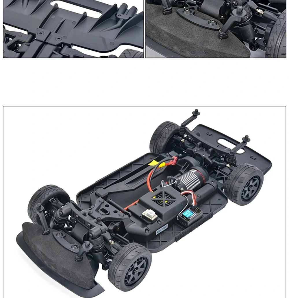 HNR H9802 PNTHER 1/10 2.4G 4WD Brushless RC Car Drift On-Road Flat Running Electric Remote Control Racing Vehicles Models Toys