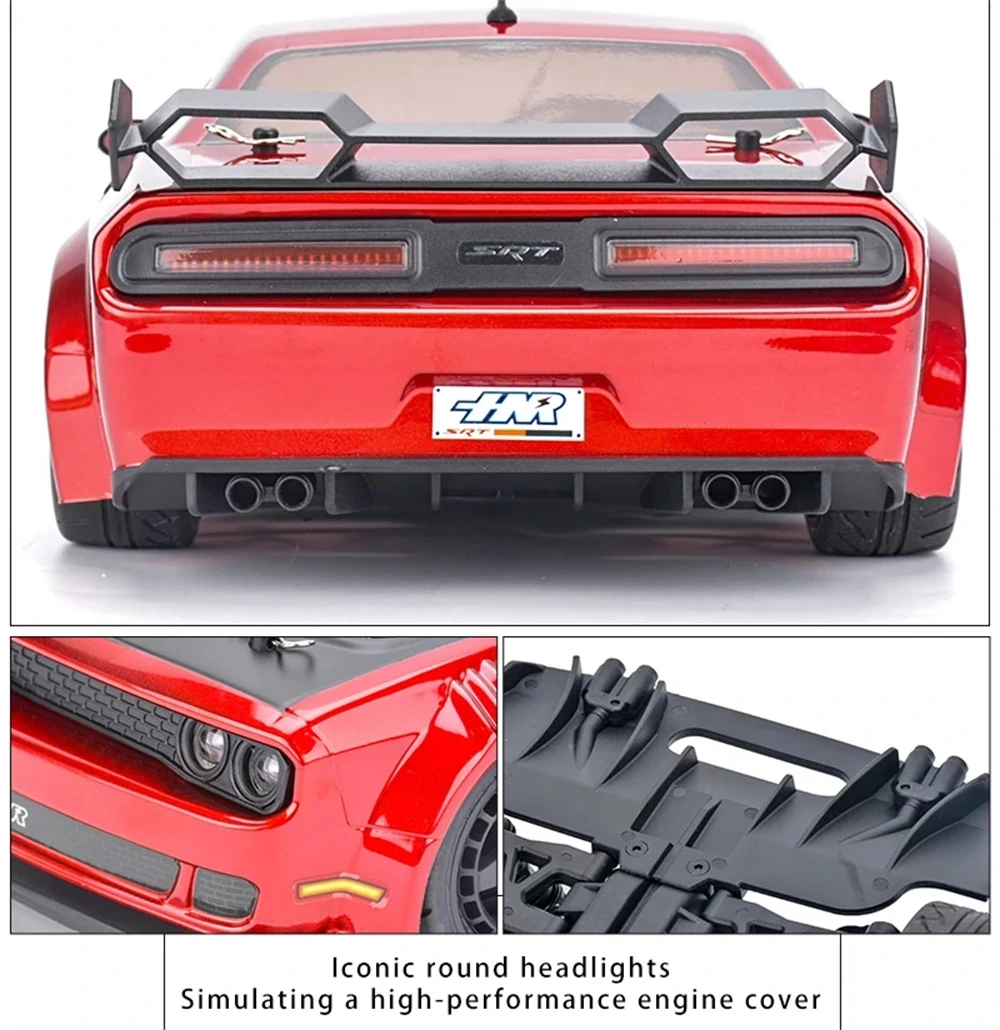 HNR H9802 PNTHER 1/10 2.4G 4WD Brushless RC Car Drift On-Road Flat Running Electric Remote Control Racing Vehicles Models Toys