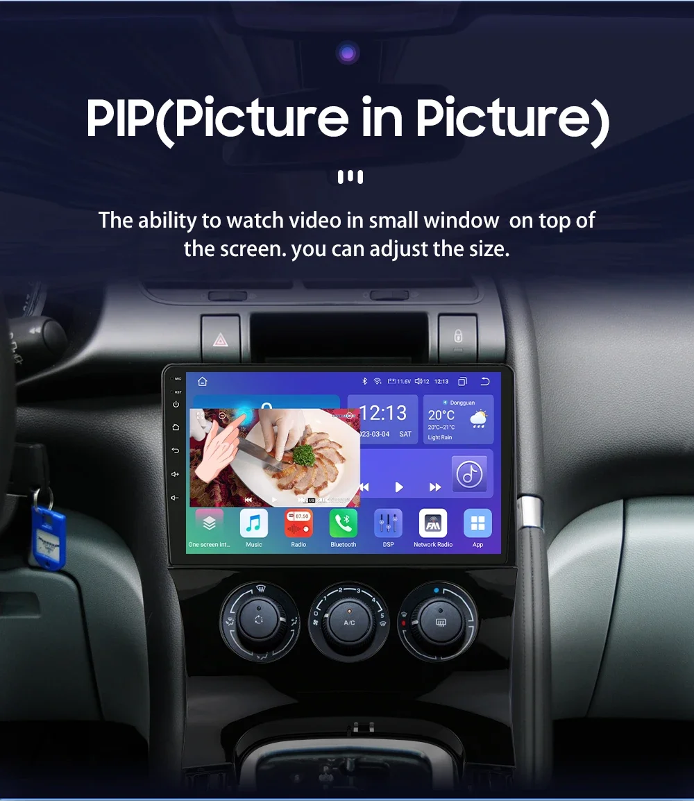Hizpo 2Din 9inch Android Car Radio for Peugeot 3008 AT MT 2009 - 2015 Auto 4G BT RDS DSP GPS Navigation UI7862 Multimedia