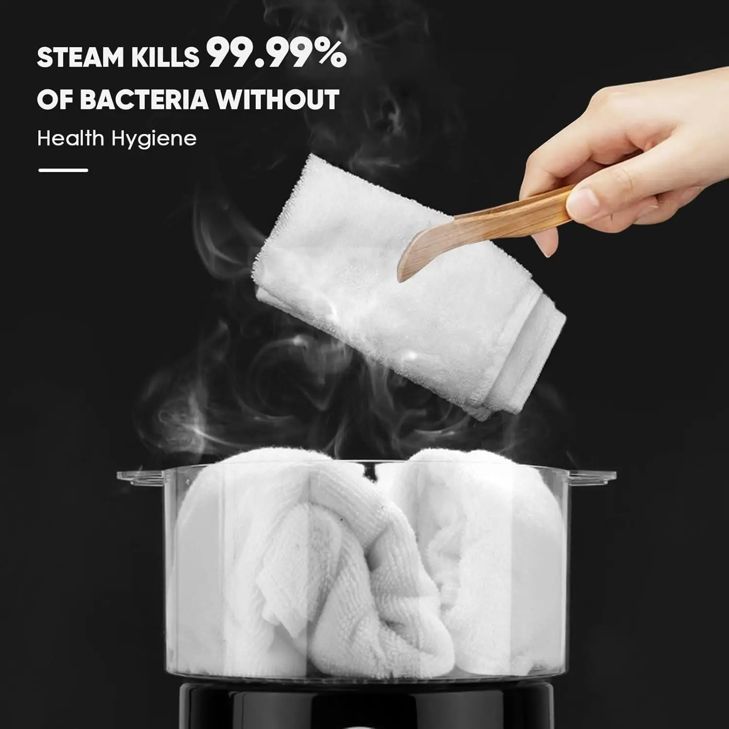 Spa towel heater, 202 ℉ within 10 minutes, multi-purpose quick heating towel vaporizer, used for hydrotherapy, facial