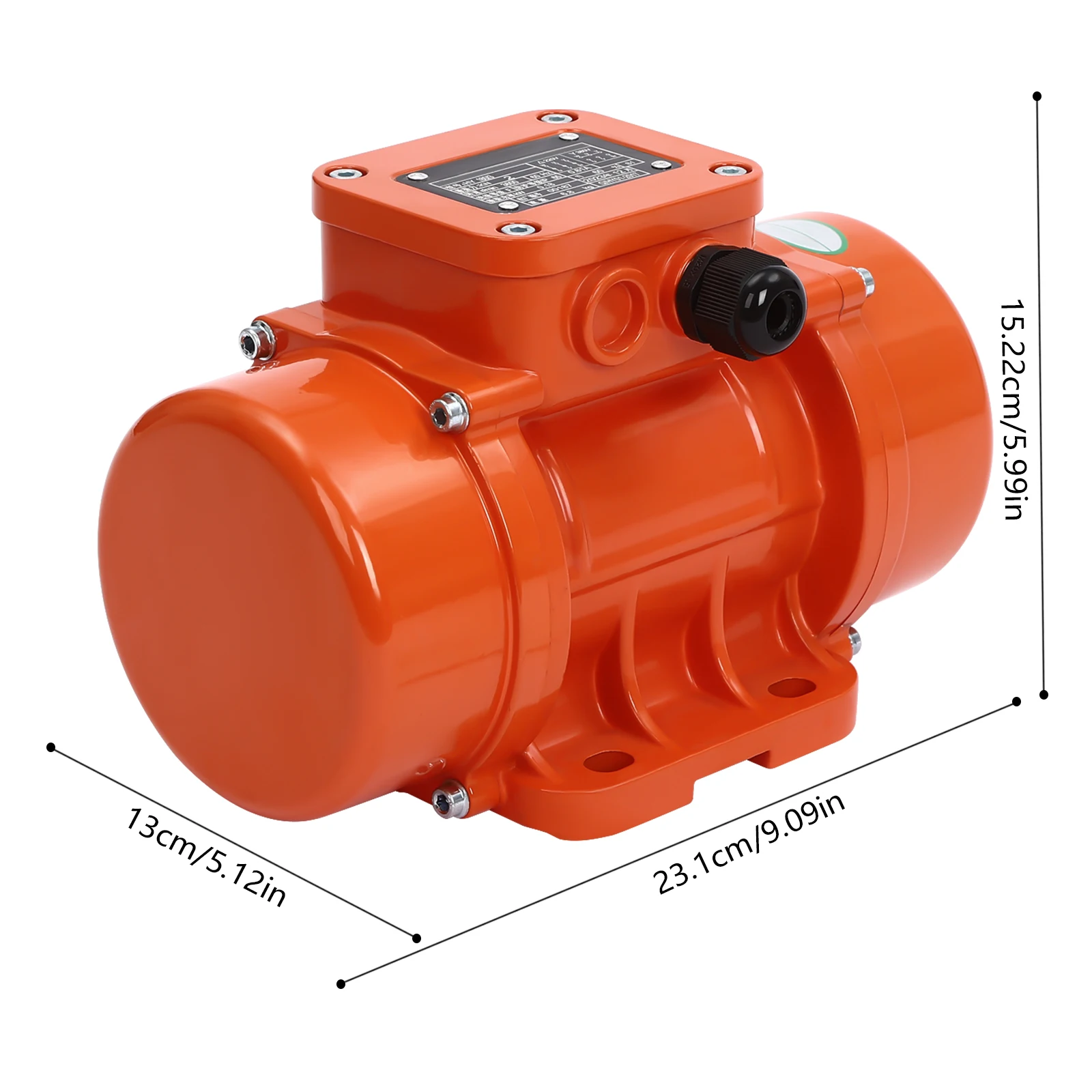 3 Phase 2KN Concrete Vibrator Vibration Motor Vibrating Tool 180W 3600r/mi For Mining, Metallurgy, Electric Power, Construction