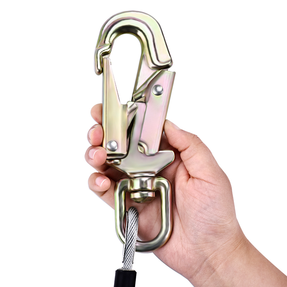 Steel Wire Core Flip Line Kit 1/2 Inchx8 Inch Climbing Positioning Rope for Arborists Climbers Tree Climbers Hiking Accessories