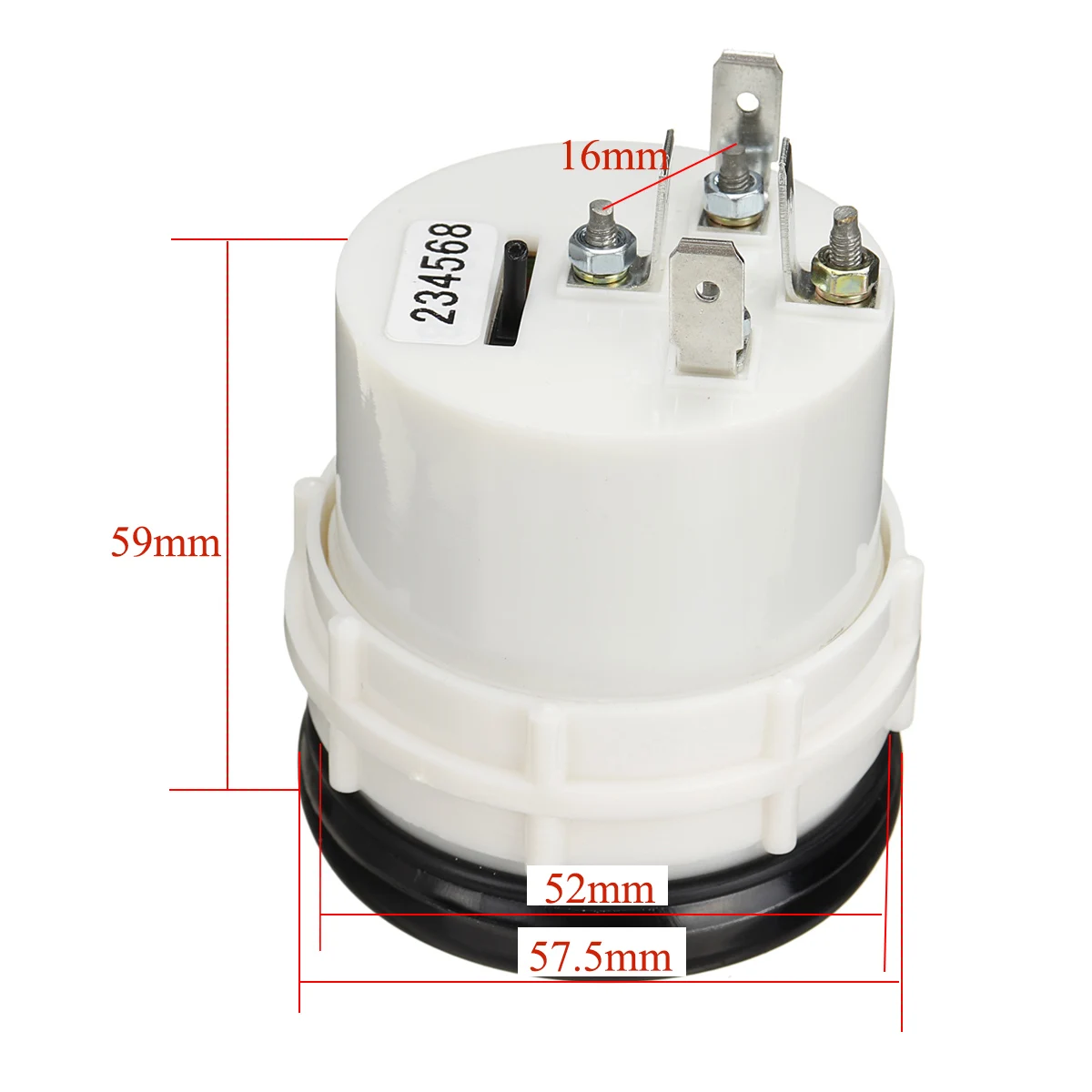2" 52mm 12V 0-8000RPM Rev Counter Tachometer RPM Gauge KIt For Petrol Motor Engine Car rpm Meter Gauge