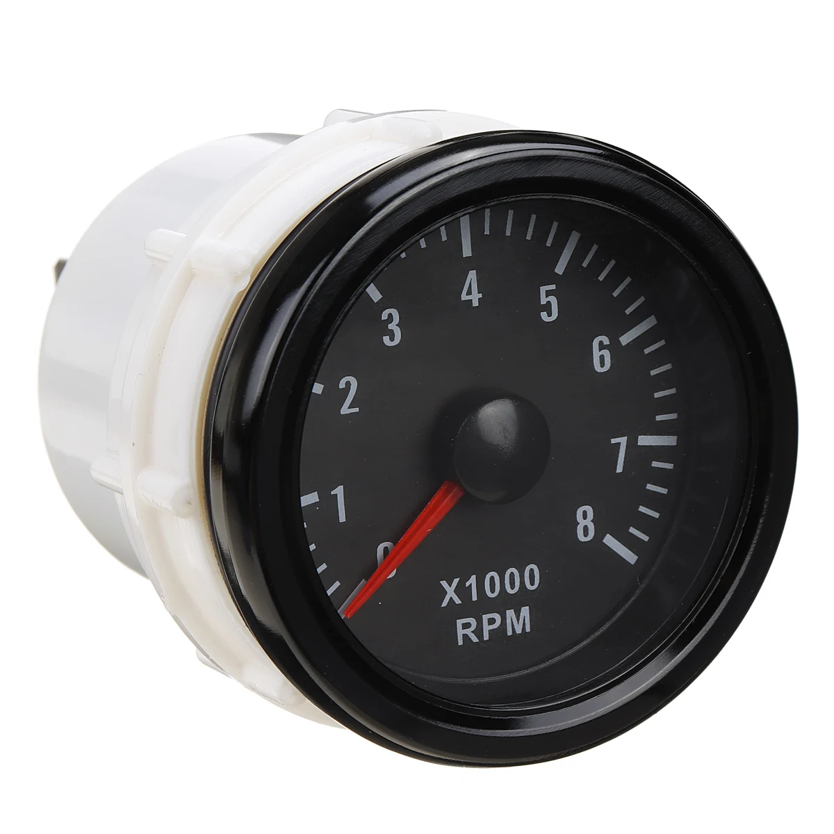2" 52mm 12V 0-8000RPM Rev Counter Tachometer RPM Gauge KIt For Petrol Motor Engine Car rpm Meter Gauge