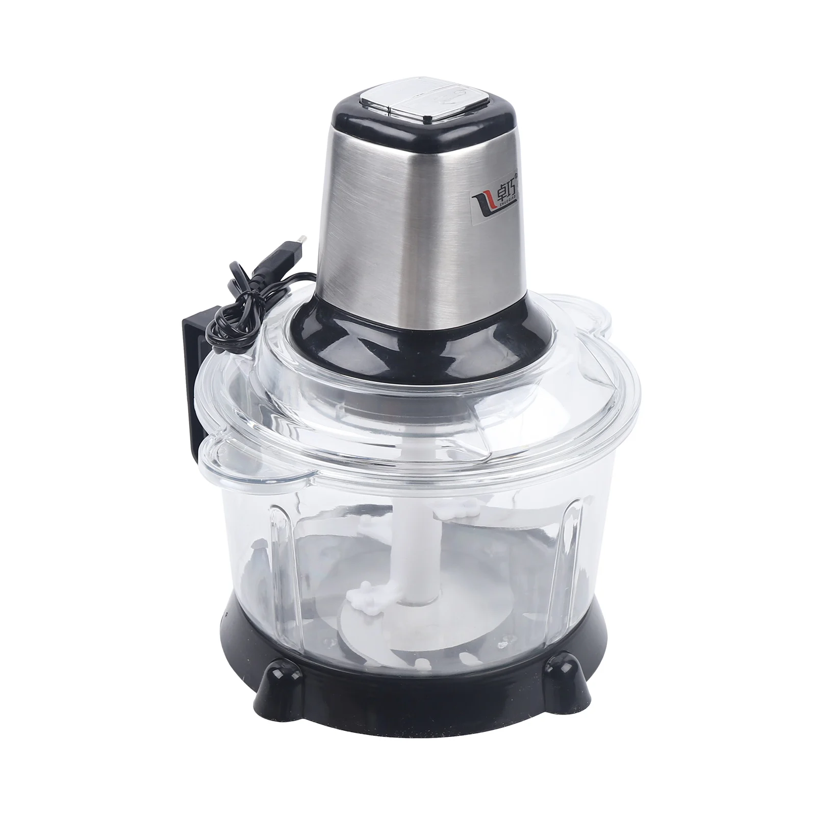 5L Electric Meat Grinder Mincer Mixer Food Chopper 220V 300W Electric Kitchen Chopper 4 Blades Cooking Machine 10000RPM