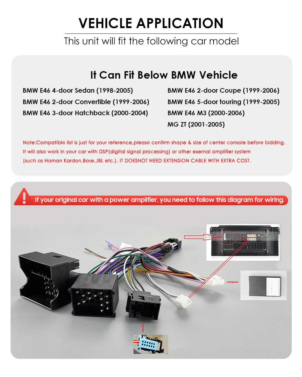 Hizpo 9inch CarPlay Android Auto Radio for BMW 3 Series E46 M3 318 320 325 330 335 1998 - 2005 BT 4G RDS DSP GPS Navi 360°CAM