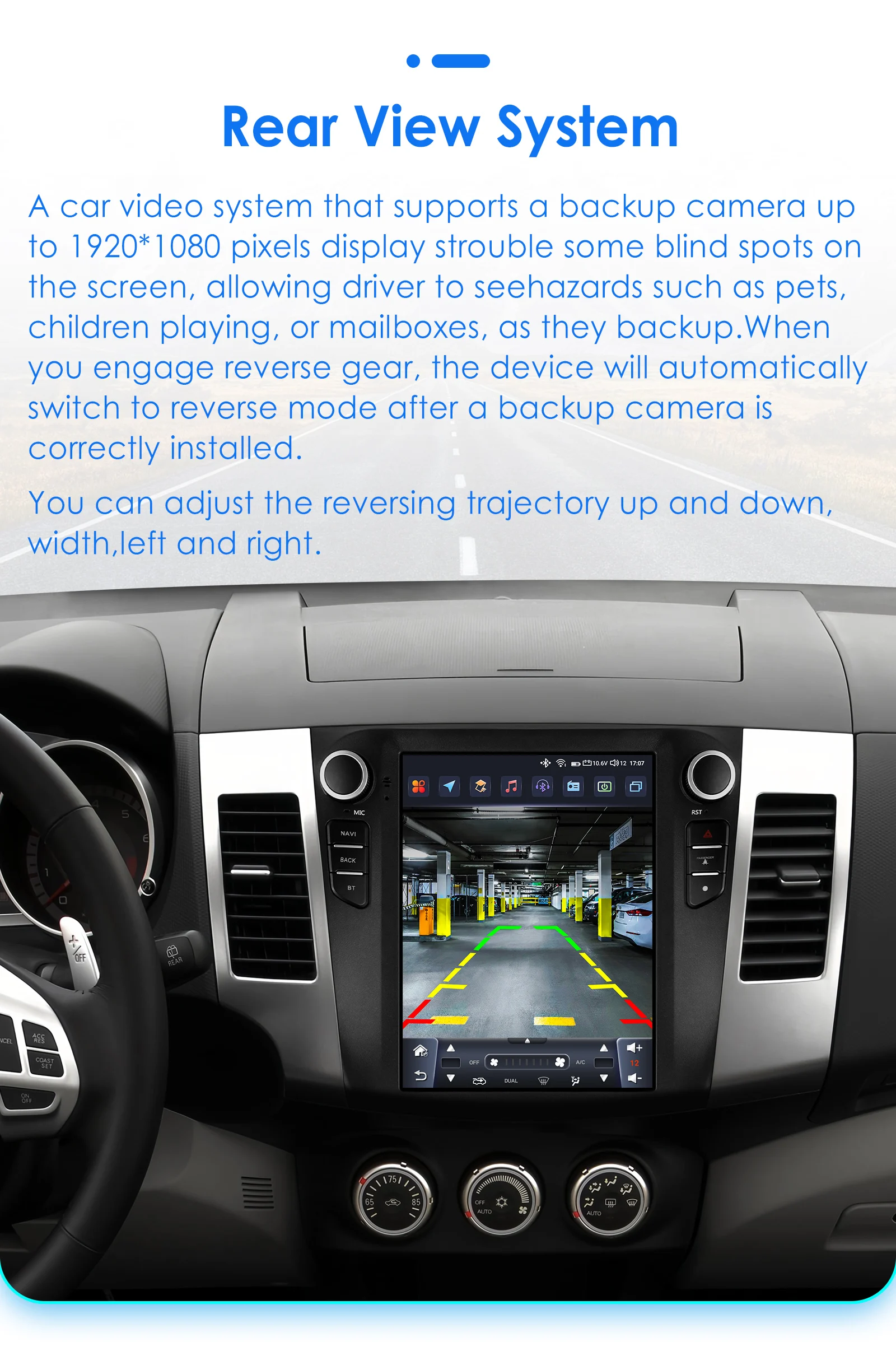 Hizpo 9.7" For Tesla Style Car Radio For Mitsubishi Outlander XI 2 2008- 2011 Android Auto Multimedia Player 4G Wireless Carplay