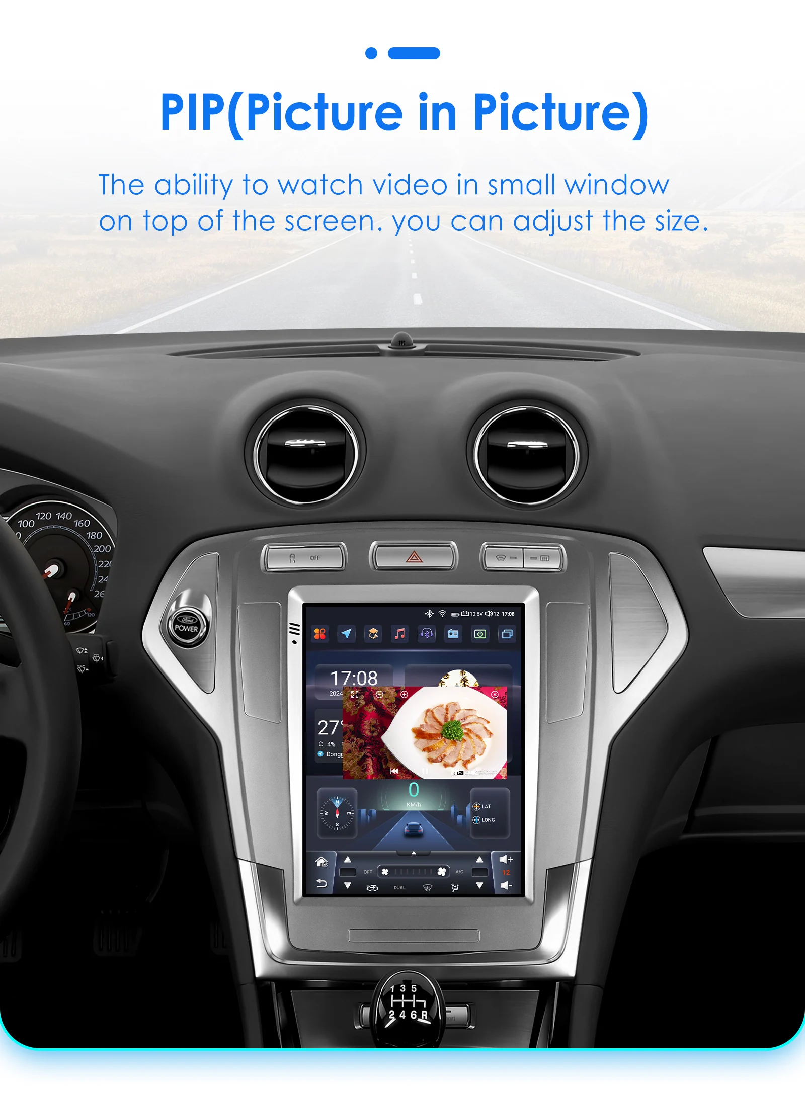 Hizpo 9.7" For Tesla Style Car Radio For Mitsubishi Outlander XI 2 2008- 2011 Android Auto Multimedia Player 4G Wireless Carplay