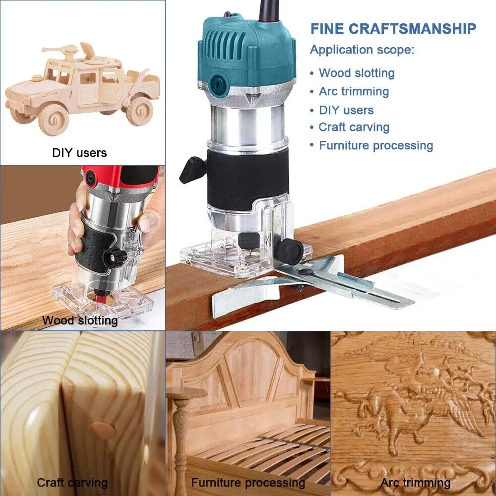 2 Batteries 8'' 4000W Mini Cordless Chainsaw Electric One-Hand Saw Wood Cutter