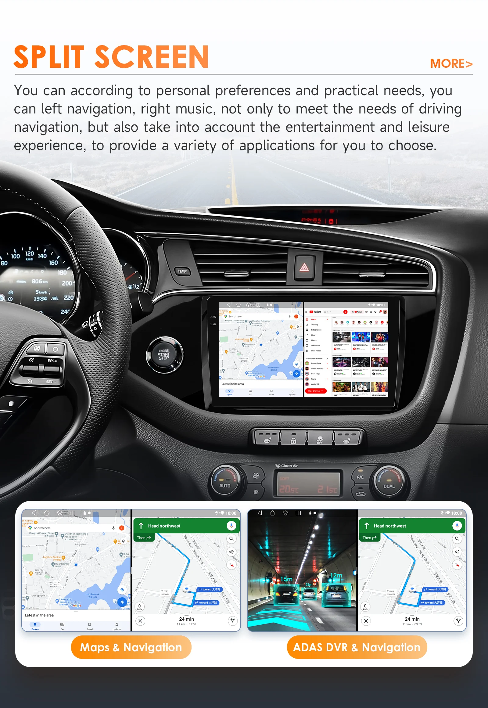 Hizpo 8+128G 2 Din Android Auto Radio For KIA CEED JD Cee'd 2012-2016 Carplay Car Multimedia GPS Navigation 2din Autoradio Wifi