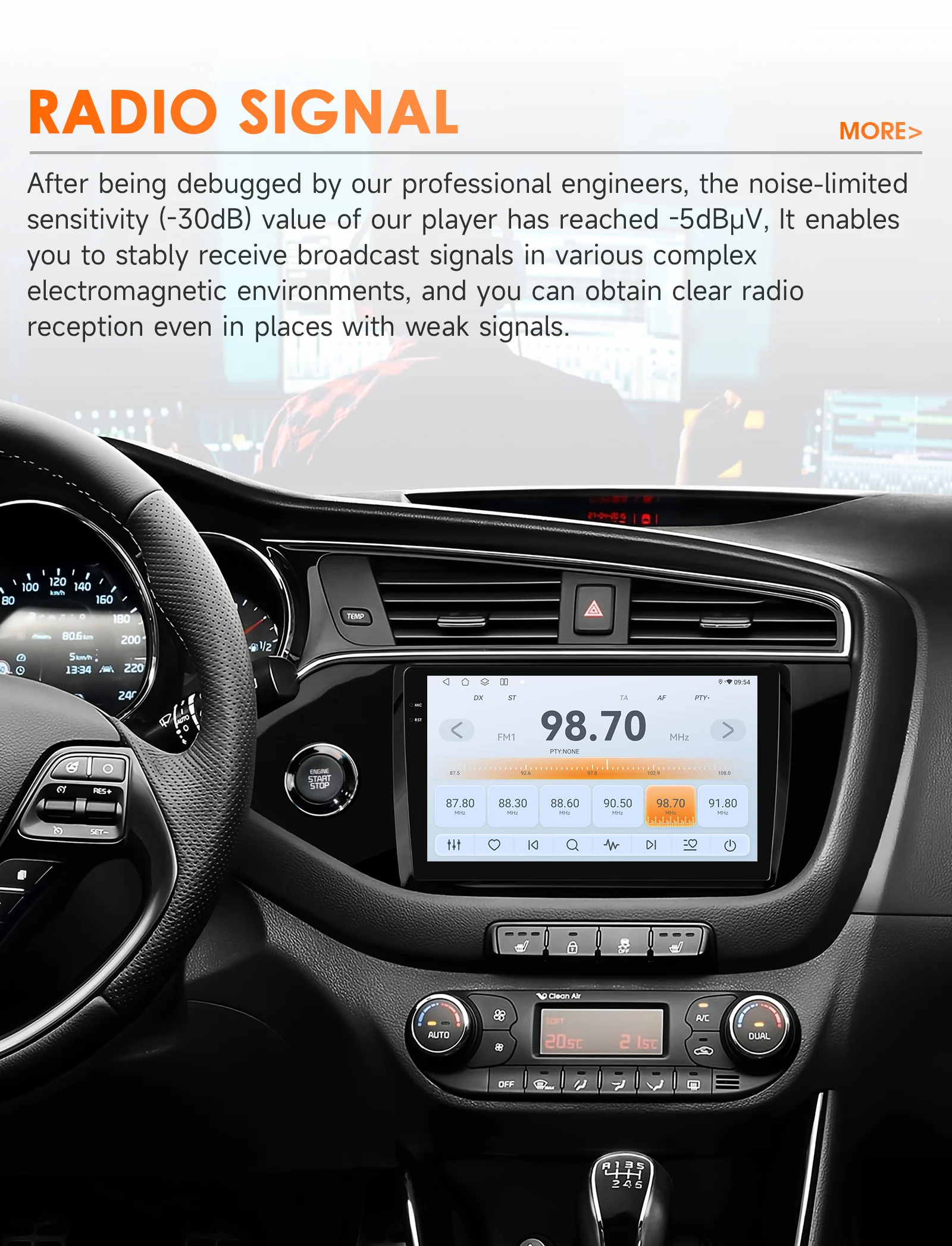 Hizpo 8+128G 2 Din Android Auto Radio For KIA CEED JD Cee'd 2012-2016 Carplay Car Multimedia GPS Navigation 2din Autoradio Wifi