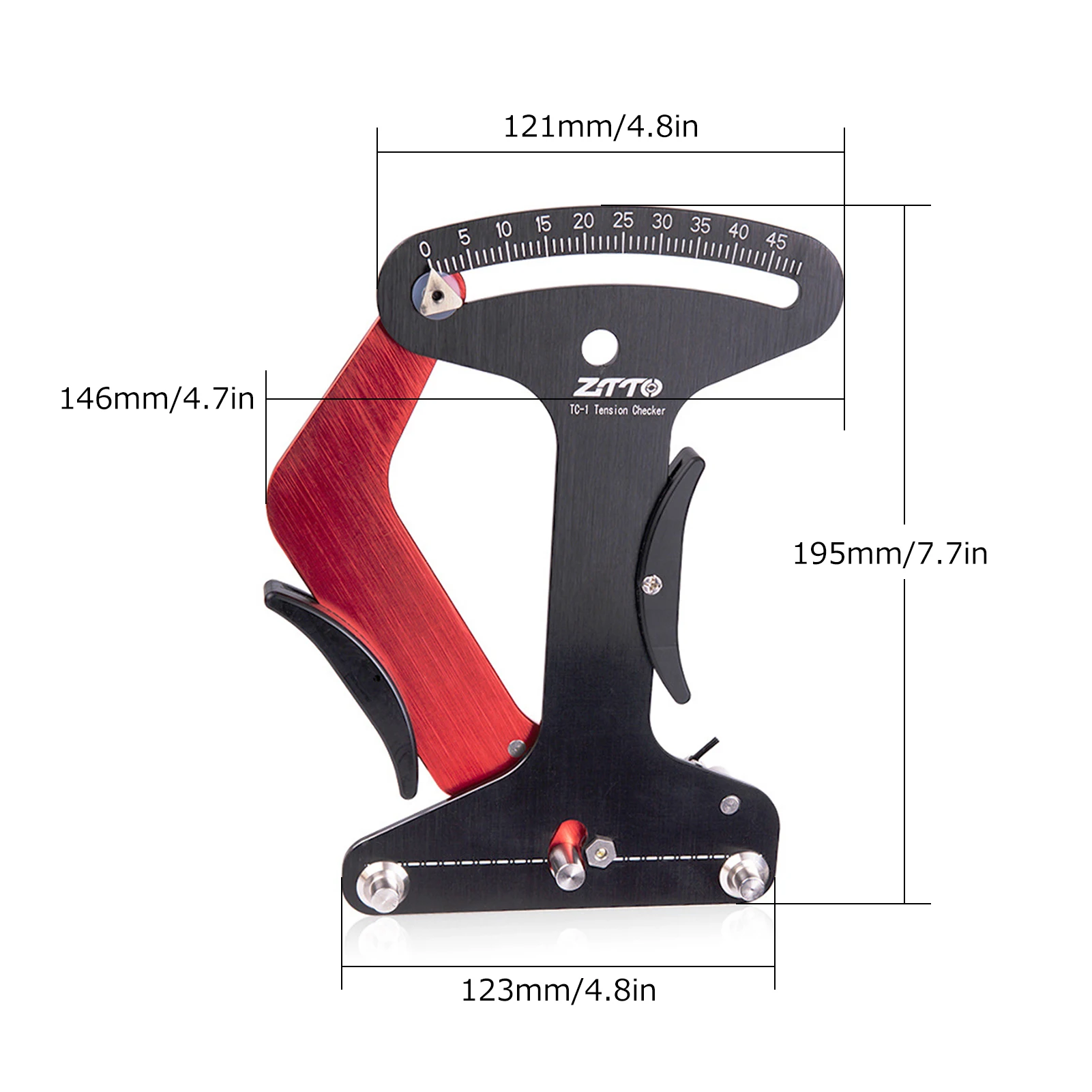 Spoke Tension Meter Tool Calibration Tool Mountain Bike Spoke Tensiometer Gauge Bicycle Repair Tools