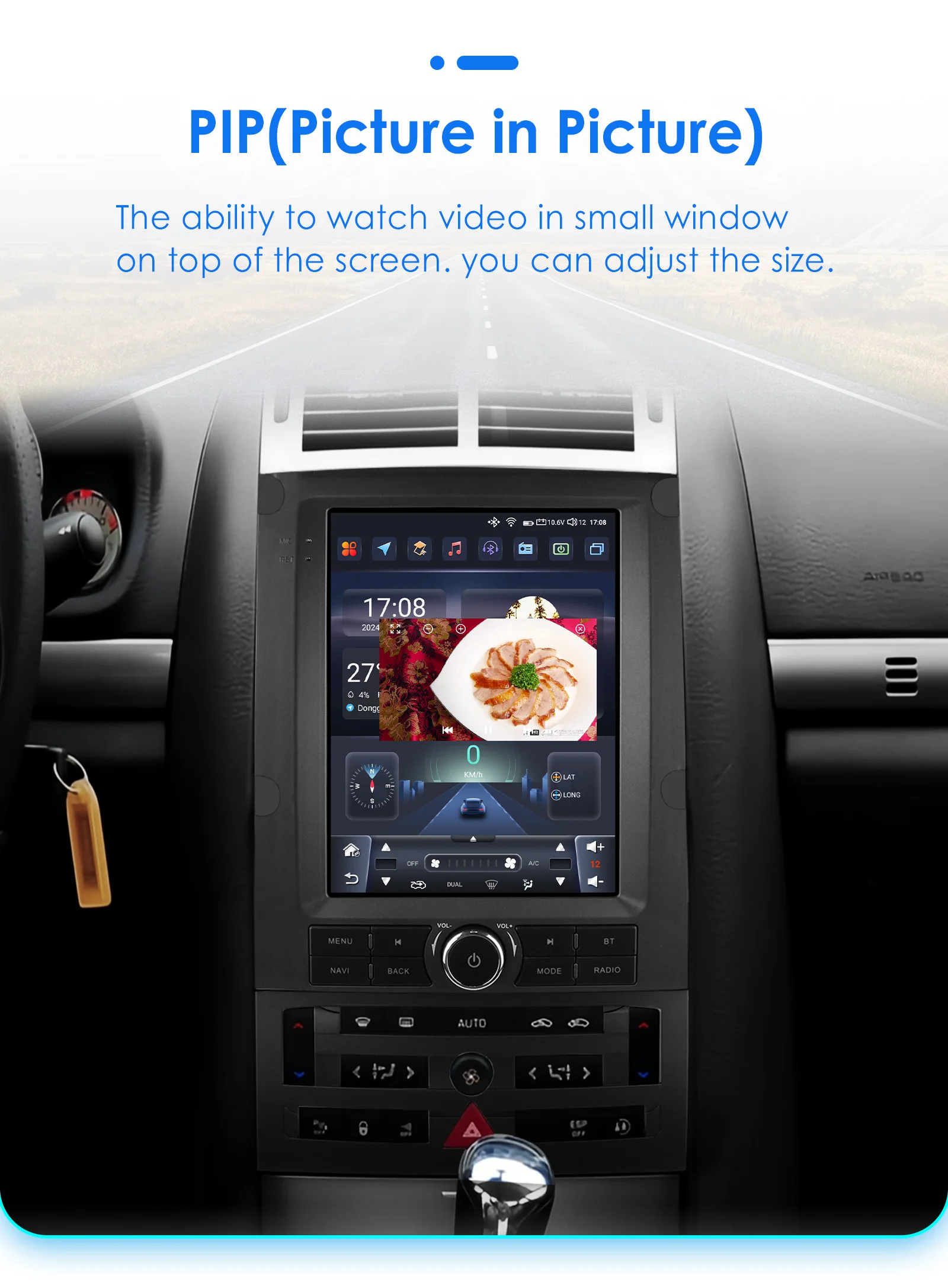 Hizpo 9.7' for Tesla Style Car Radio For Peugeot 407 2004 - 2011 Wireless CarPlay Android Auto No 2 Din 2din DVD 360 CAM 8 Core