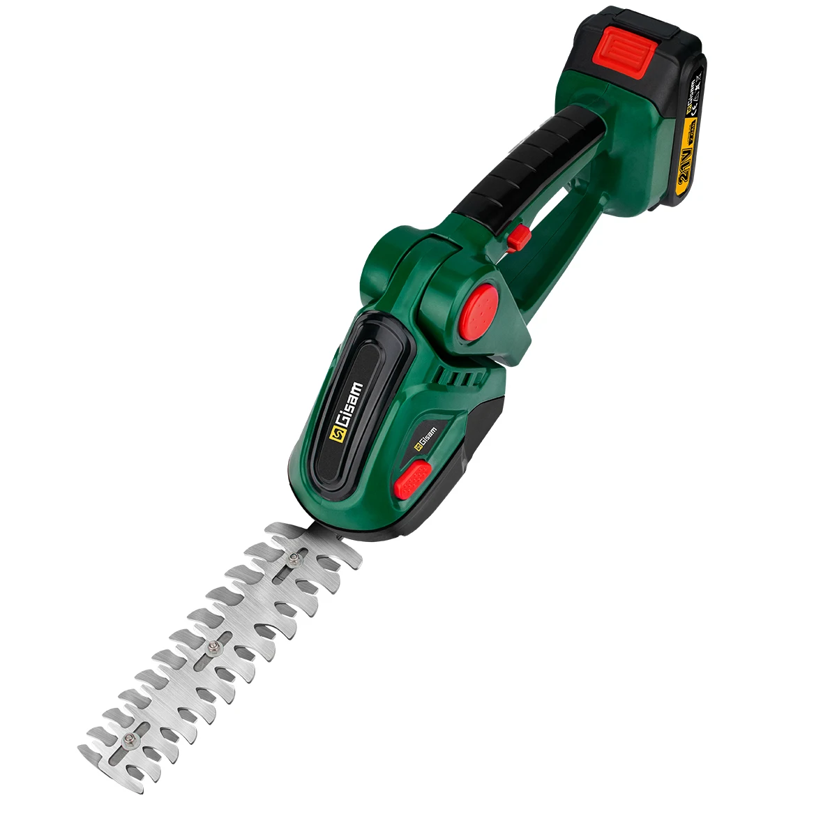 Gisam 2 in 1 Electric Hedge Trimmer 20000rpm Handheld Household Lawn Mower Garden Scissors Power Tool For Makita 18V Battery Pin