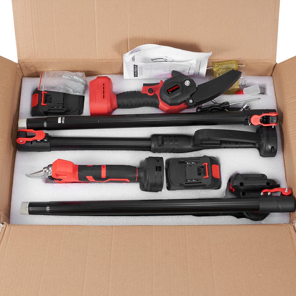 ONEVAN 3in1 Electric High Branch Saw 20000RPM Cordless Telescoping High Pruning Shear Garden Power Tool For ONEVAN 18V Battery