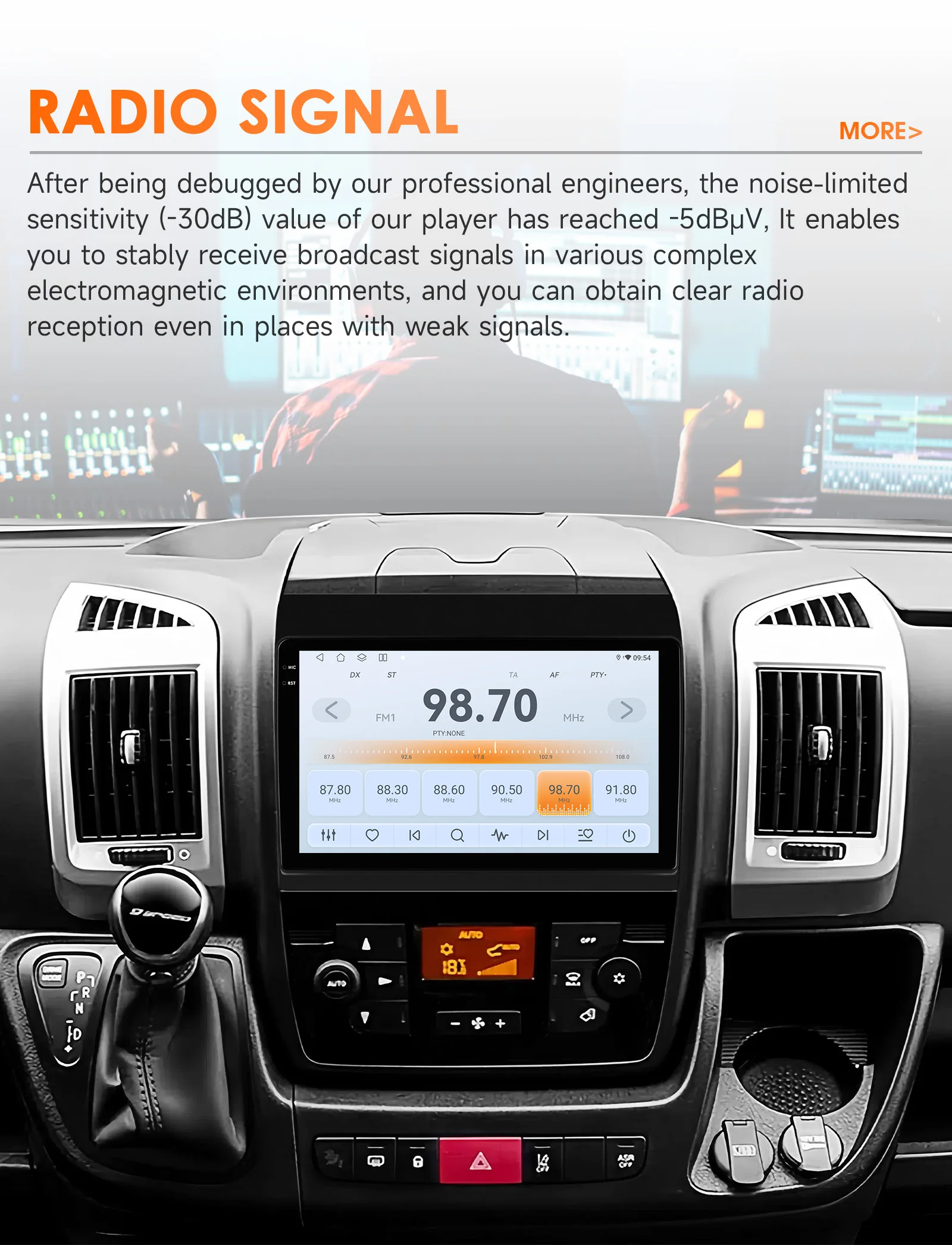 Hizpo Car Radio For Fiat Ducato 3 Citroen Jumper 2 Peugeot Boxer 2 2016 - 2022 Carplay Multimedia Autoradio Navigation Stereo 4G