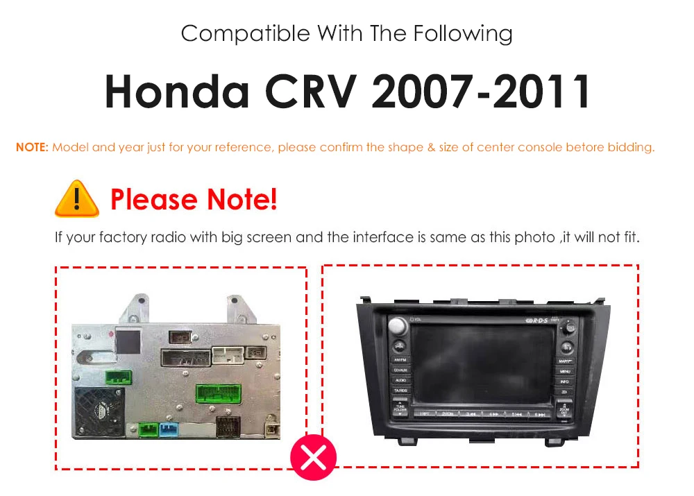 9" Hizpo 2Din Android14 Car Radio for Honda CRV CR-V 2007 - 2011 4G BT CarPlay Android Auto RDS DSP GPS Snapdragon 6115 360° CAM